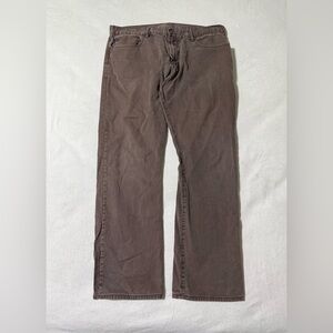 Gap 1969 Jeans‎ Mens 38x31 Brown Straight Mid Rise Denim